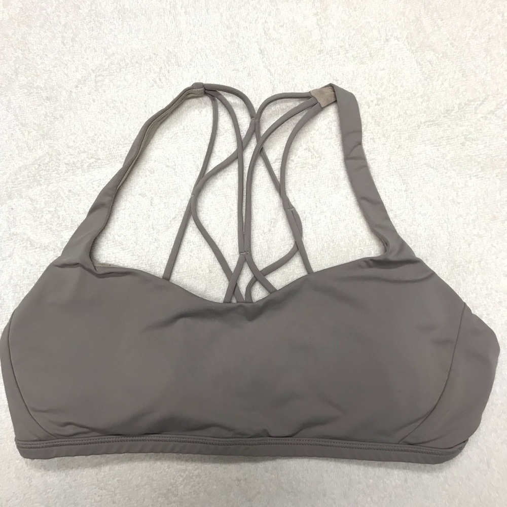 Lululemon gray sports bra size 10